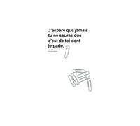 J'espère que jamais tu ne sauras que c'est de toi dont je parle. - Elyna De Geetere - Books On Demand - broché - Poésie
