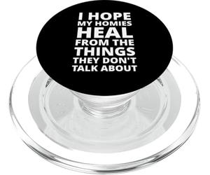 J'espère Que Mes potes guérissent des Choses Dont Ils ne parlent Pas PopSockets PopGrip pour MagSafe