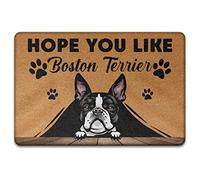 J'Espère Que Vous Aimez Le Terrier, Amoureux des Chiens Drôles Tapis De Porte Anti-Poussière Tapis De Bain Résister À La Saleté Paillasson De Bienvenue pour D'Entrée Salon Terrasse 40X60Cm