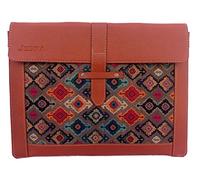 JESRA Housse en cuir PU pour ordinateur portable Apple MacBook Air MWTJ2HN/A Ultrabook, Marron clair, Professionnel