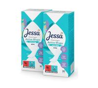 Jessa Active Shape Lot de 2 paquets de 30 protège-slips extra longs + autocollant Purlife