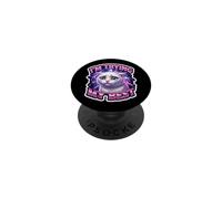 J'essaie Mon Meilleur mème de Chat Stupide Qui pleure PopSockets PopGrip Adhésif