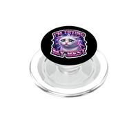 J'essaie Mon Meilleur mème de Chat Stupide Qui pleure PopSockets PopGrip pour MagSafe