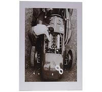 Jesse Alexander (Ferrari Mechanic, French GP, 1954 50 x 70 cm Toile Imprimée