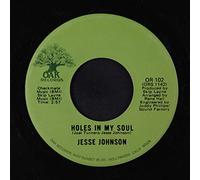 JESSE JOHNSON - holes in my soul / funky soul stroll 45 rpm single