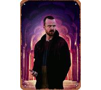 Jesse Pinkman Affiche en métal avec légendes du film - Décoration murale rétro pour maison, rue, porte, bar, club, restaurant, café, magasin, pubs - 20,3 x 30,5 cm