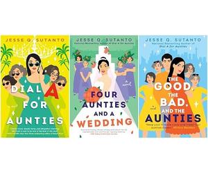 Jesse Q. Sutanto Aunties Series 3 Books Set (Dial A for Aunties; Four Aunties and a Wedding; The Good, the Bad, and the Aunties)