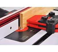 JessEm Paralign 04016 Planche à plumes double - Système double pour scies de table et tables de toupie - Robuste, réglage sans outil - Garantit des coupes précises et une sécurité maximale