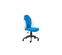 Jessi Chaise de bureau bleu, blanc.