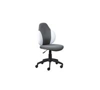Jessi Chaise de bureau, gris foncé, blanc. Gris G