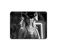 Jessica Alba Poster rétro en métal avec inscription « Aesthetics 6 » 30 x 40 cm