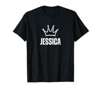 Jessica Queen Crown - Prénom personnalisé anniversaire #1 gagnant T-Shirt