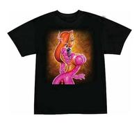Jessica Rabbit Sexy Lady Movie Cult 80 Comedy Men Tee O-Neck Cotton T Shirt Black XXL
