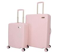 Jessica Simpson Collection de Bagages ARIS, Peachy Keen, 2-Piece Set, Lot de 2 valises rotatives Extensibles à 8 Roues (50,8 cm/71,1 cm)
