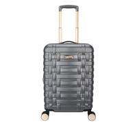 Jessica Simpson Collection de Bagages en Taffetas, Gadget Gris, Large Checked, Valise Extensible à 8 Roues 71,1 cm