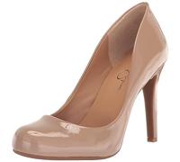Jessica Simpson Femme Calie Round Toe Pump Escarpins, Chai Latte Super Brevet, 38.5 EU