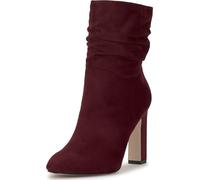 Jessica Simpson Femme Mixtesa Bottine, Microuede élastique Cerise foncée, 36 EU