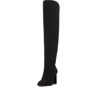 Jessica Simpson Femme Sussta Botte au-Dessus du Genou, Microsuède suprême Noir, 38.5 EU