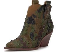 Jessica Simpson Femme Zadie2 Bootie Bottine, Satin Camouflage forestier, 40 EU