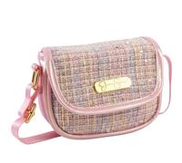 Jessica Simpson Mini sac à bandoulière en cuir végétalien moelleux et mignon, Rose chic