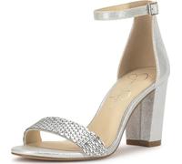 Jessica Simpson Sahino pour femme, Sable scintillant argenté, 36 EU