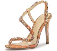 Jessica Simpson Sandales à talon haut Jaycin pour femme, Combo mandarine, 38.5 EU