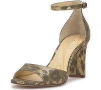 Jessica Simpson Sandales à talons Luxcilla pour femme, Golden Roxy Metallic Leopard, 37.5 EU