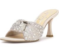 Jessica Simpson Sandales Evirra à talons pour femme, Ivoire doux, 39 EU