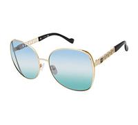 Jessica Simpson Women's J5886 Mod UV Protective Round Metal Sunglasses. Glam Gifts for Women Worn All Year, 62 mm