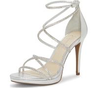 Jessica Simpson womens Jaeya Heeled Sandal, Platinum, 9.5 US
