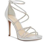 Jessica Simpson womens Jaeya Heeled Sandal, Platinum, 9.5 US