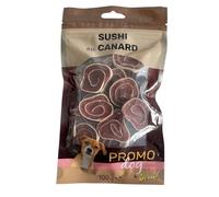 Jessie - Friandises Saines pour Chien Adulte, Saveur Canard Sushi Gourmande (Sachet 100g) - Le Lot De 4