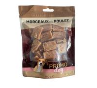 Jessie - Friandises Savoureuses au Poulet pour Chien Adulte, Morceaux Tendres (Sachet 140g) - Lot de 4 - Vendu par Lot