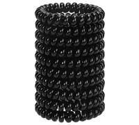 JessLab Élastiques à Cheveux en Spirale, 10Pcs Sans Trace Hair Ties Plastique Bobines de Cheveux Queues de Cheval Supports No-Damage Accessoires Cheveux pour Filles Femmes, Couleurs Assorties (#29)
