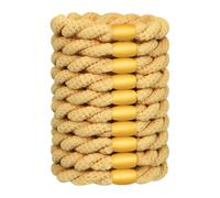 JessLab Élastiques à Cheveux pour Femmes, Bandeaux Élastiques Durables, Accessoires Doux et Sans Dommages pour Tous Types de Cheveux, Jaune