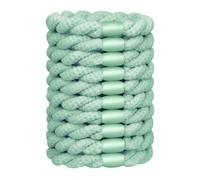 JessLab Élastiques à Cheveux pour Femmes, Bandeaux Élastiques Durables, Accessoires Doux et Sans Dommages pour Tous Types de Cheveux, Vert Clair