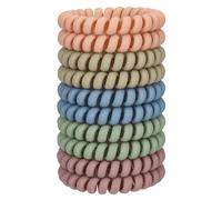JessLab Élastiques En Spirale pour Femmes, Lot de 10, Sans Pli et Sans Dommage, pour Queues de Cheval et Bracelets, Accessoire pour Cheveux Filles