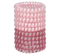JessLab Élastiques En Spirale pour Femmes, Lot de 10, Sans Pli et Sans Dommage, pour Queues de Cheval et Bracelets, Accessoire pour Cheveux Filles