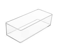 JessLab Organisateur de Maquillage pour Tiroir, Compartiment Acrylique Maquillage Organisateur Cosmétique Stockage Bijoux Présentoir pour Bureau Armoire Salle De Bains Vanité Comptoir (1 Compartment)