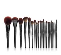 Jessup Pinceaux De Maquillage Ensemble Premium Synthétique Grande Poudre Fond De Teint Correcteur Fard À Paupières Eyeliner Spoolie En Bois T271 - Type T271(21pcs Per Set)