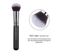 Jessup¿Pinceaux De Maquillage Pour Fond De Teint,Pour Le Visage,Pour Poudre,Correcteur De Contour,Blush,Surligneur,Rond Et Plat,Pour Crème Liquide.B082-082.