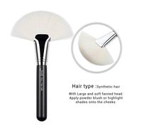 Jessup¿Pinceaux De Maquillage Pour Fond De Teint,Pour Le Visage,Pour Poudre,Correcteur De Contour,Blush,Surligneur,Rond Et Plat,Pour Crème Liquide.B090-090.