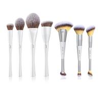 Jessup Pinceaux Maquillages 4pcs Pinceaux Visage et 3pcs Pinceaux Maquillages Visage Double Embout