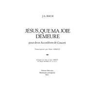 JESU, JOY OF MAN'S DESIRING, edition for 2 trumpets and organ (organ score and parts, 31000)