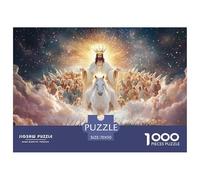 Jésus 1000 Piece Jigsaw Puzzle for Adults Family Challenge Toys Stress Relief Puzzle Exercise The Memory of The Brain for Adults Gifts 70x50cm/1000pcs