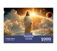 Jésus 1000 Pièces croyance Religieuse Puzzle Adulte Difficile pour Toute La Famille Divertissement Classiques pour Adultes Et Enfants À Partir De Cadeaux pour Femmes Hommes