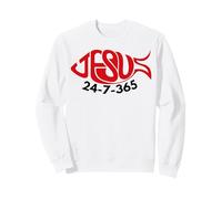 Jesus 24-7-365 Sweatshirt