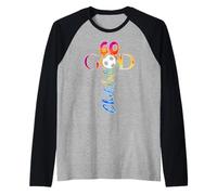 Jésus 60 Ans Enfant de Dieu Football 60e Anniversaire Manche Raglan