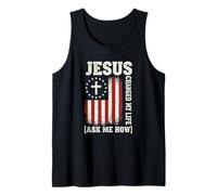 Jésus a changé ma Vie, Demandez-Moi Comment, Conception de Foi Patriotique Débardeur