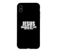 Jésus a changé ma Vie Demandez-Moi en Quoi Je suis chrétienne Coque pour iPhone XS Max